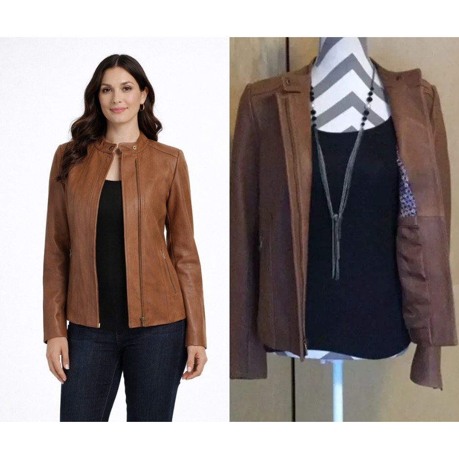 - Hilfiger Jacket, Arley Leather